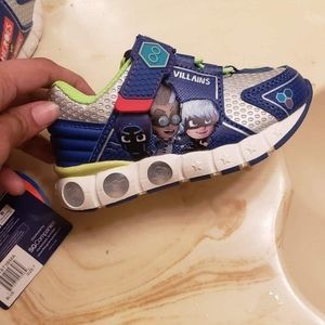 Pj mask light up tennis shoes for toddler